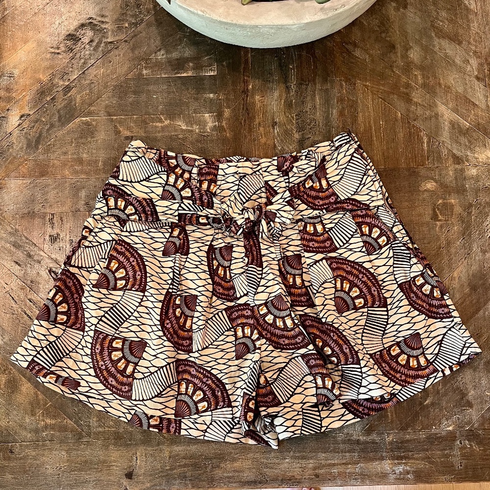 Ulla Johnson Paloma 100% Cotton High Waisted Shorts